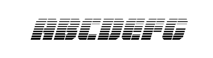 Warp Thruster Gradient Italic  Free Fonts Download