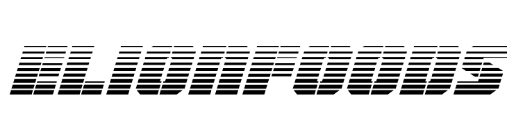 Warp Thruster Gradient Italic  Free Fonts Download
