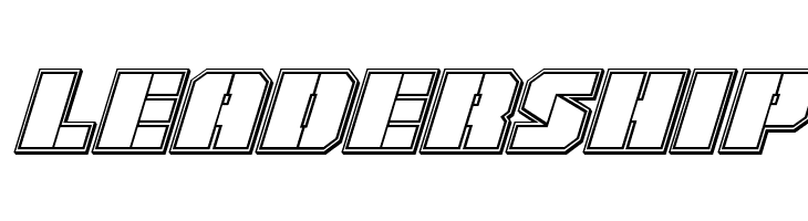 Warp Thruster Engraved Italic  Free Fonts Download