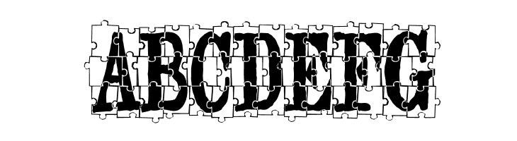 puzzleface  Free Fonts Download