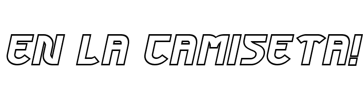 Futurex Phat Outline Italic  Free Fonts Download