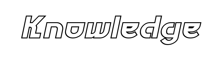 Futurex Phat Outline Italic  Free Fonts Download