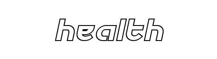 Futurex Phat Outline Italic  Free Fonts Download
