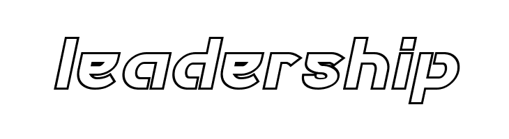 Futurex Phat Outline Italic  Free Fonts Download