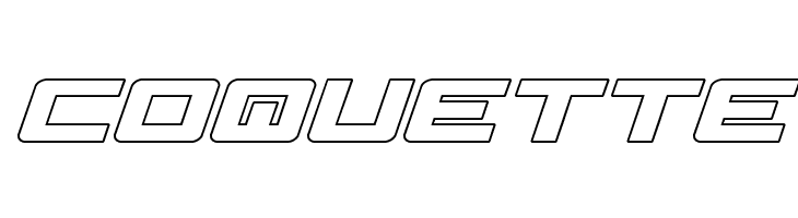 Wildcard Outline Italic  Free Fonts Download