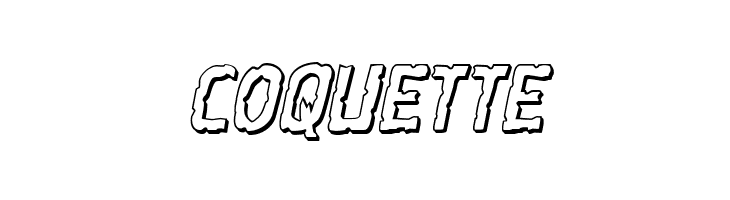 Worm Cuisine 3D Italic  Free Fonts Download