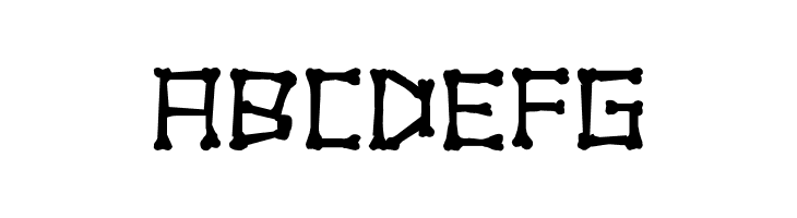 xBONES Rough  Free Fonts Download