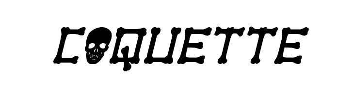 xBONES Bold Italic  Free Fonts Download