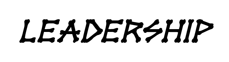 xBONES Bold Italic  Free Fonts Download