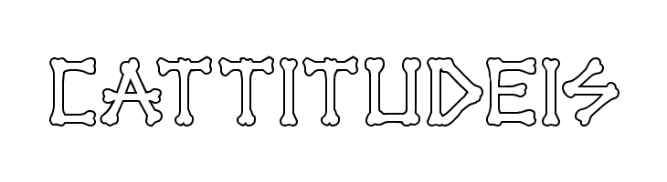 xBONES Outline  Free Fonts Download