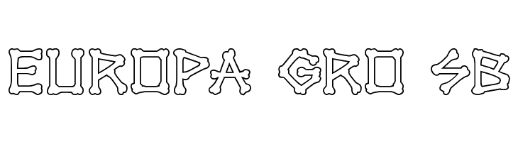 xBONES Outline  Free Fonts Download