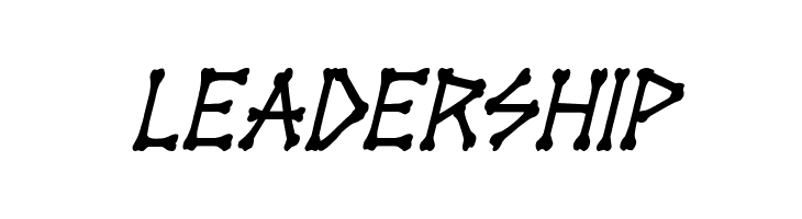 xBONES Condensed Italic  Free Fonts Download