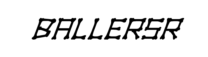 xBONES Super-Italic  Free Fonts Download