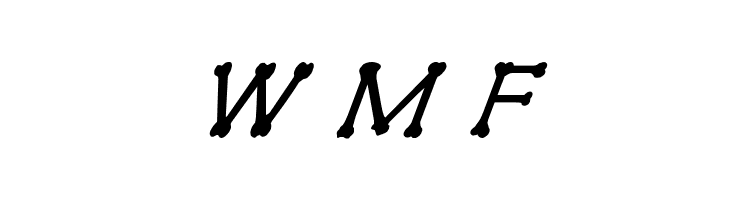 xBONES Super-Italic  Free Fonts Download