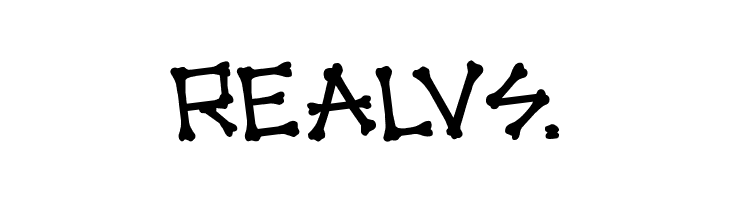 xBONES Rotated  Free Fonts Download