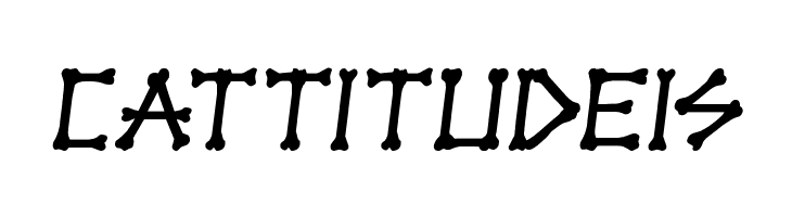 xBONES Semi-Italic  Free Fonts Download