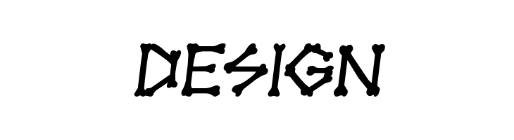 xBONES Semi-Italic  Free Fonts Download