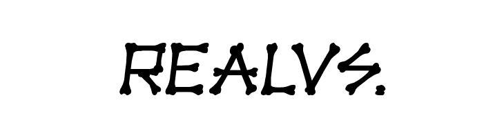 xBONES Semi-Italic  Free Fonts Download