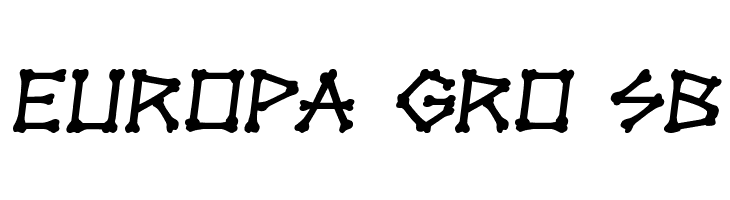xBONES Semi-Italic  Free Fonts Download