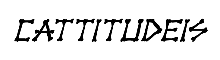 xBONES Rough Italic  Free Fonts Download