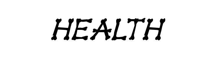 xBONES Rough Italic  Free Fonts Download