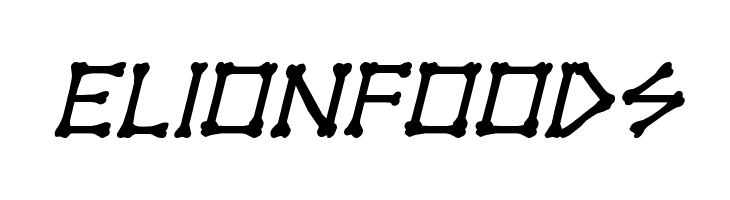 xBONES Italic  Free Fonts Download