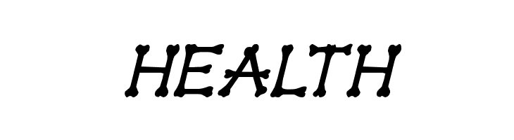xBONES Italic  Free Fonts Download