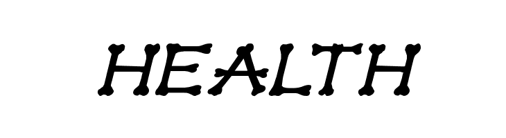 xBONES Expanded Italic  Free Fonts Download