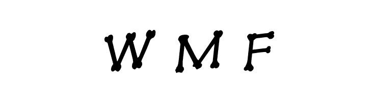 xBONES Rotalic  Free Fonts Download