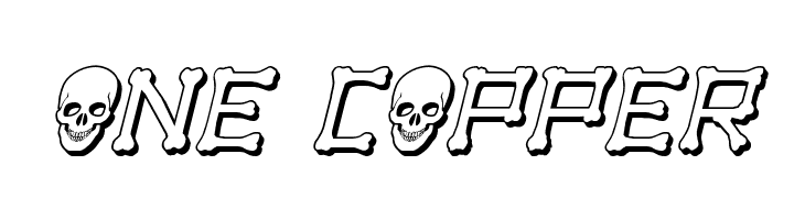 xBONES 3D Italic  Free Fonts Download