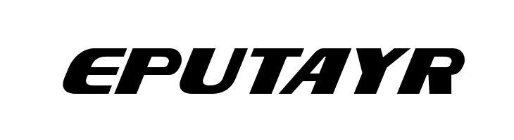 EPUTAYR Xcelsion Condensed Italic Condensed Italic Font