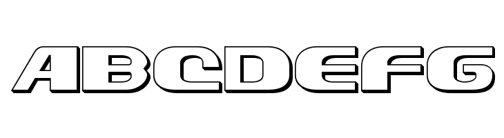 Xcelsion 3D  Free Fonts Download