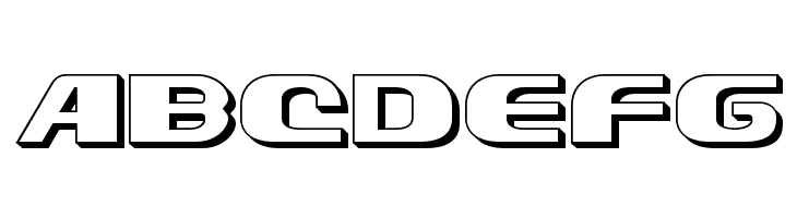 Xcelsion Deep 3D  Free Fonts Download