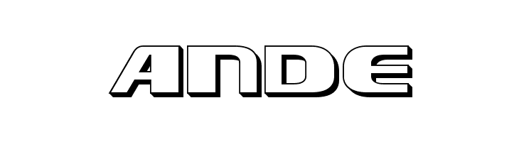 Xcelsion Deep 3D  Free Fonts Download