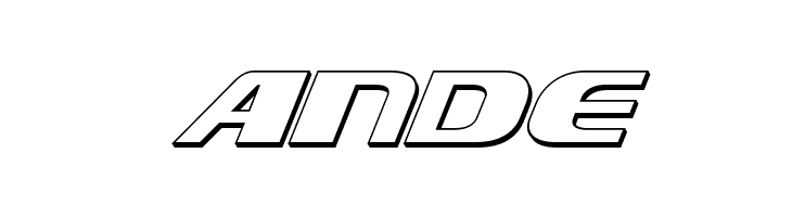 Xcelsion 3D Italic Italic  Free Fonts Download