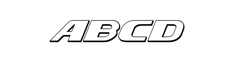 Xcelsion 3D Italic Italic  Free Fonts Download