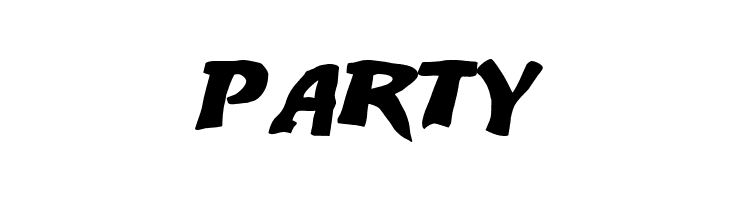PARTY An ode to noone Font