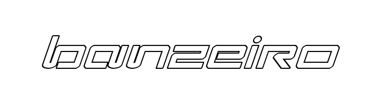 Xephyr Outline Italic  Free Fonts Download