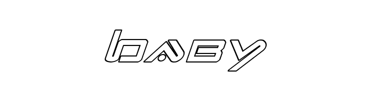 Xephyr Outline Italic  Free Fonts Download