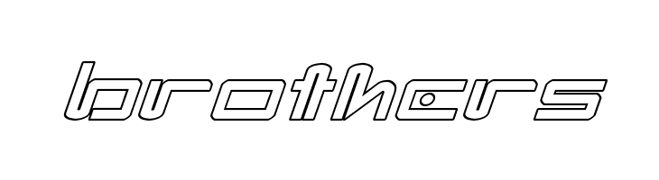 Xephyr Outline Italic  Free Fonts Download