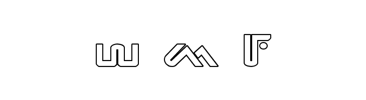 Xephyr Outline  Free Fonts Download