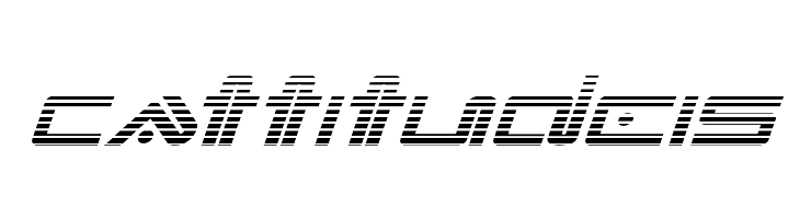 Xephyr Gradient Italic  Free Fonts Download