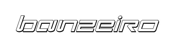 Xephyr 3D Italic  Free Fonts Download