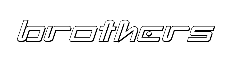 Xephyr 3D Italic  Free Fonts Download