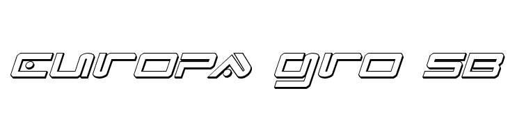 Xephyr 3D Italic  Free Fonts Download