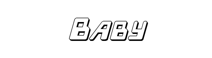 Xped 3D Italic  Free Fonts Download