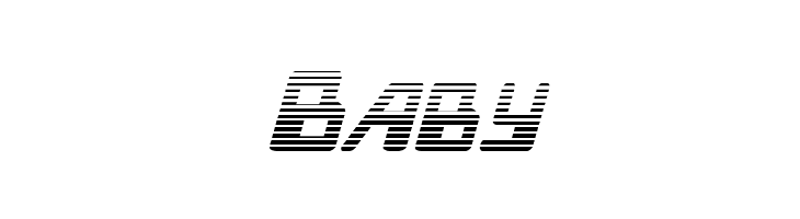 Xped Gradient Italic  Free Fonts Download