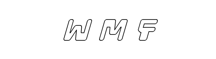 Xped Outline Italic  Free Fonts Download