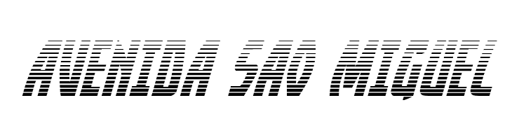 Yankee Clipper Gradient Italic  Free Fonts Download