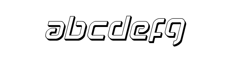 Youngerblood 3D Italic  Free Fonts Download